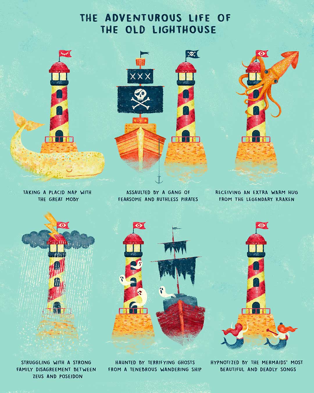 Yanzo the adventurous life of the old lighthouse eight
